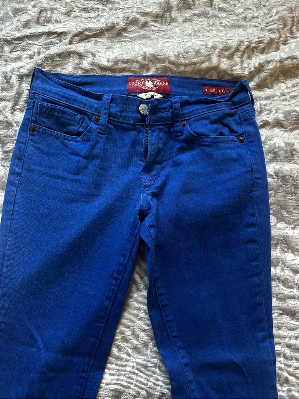 Lucky Brand Women's Cobalt Skinny Jeans